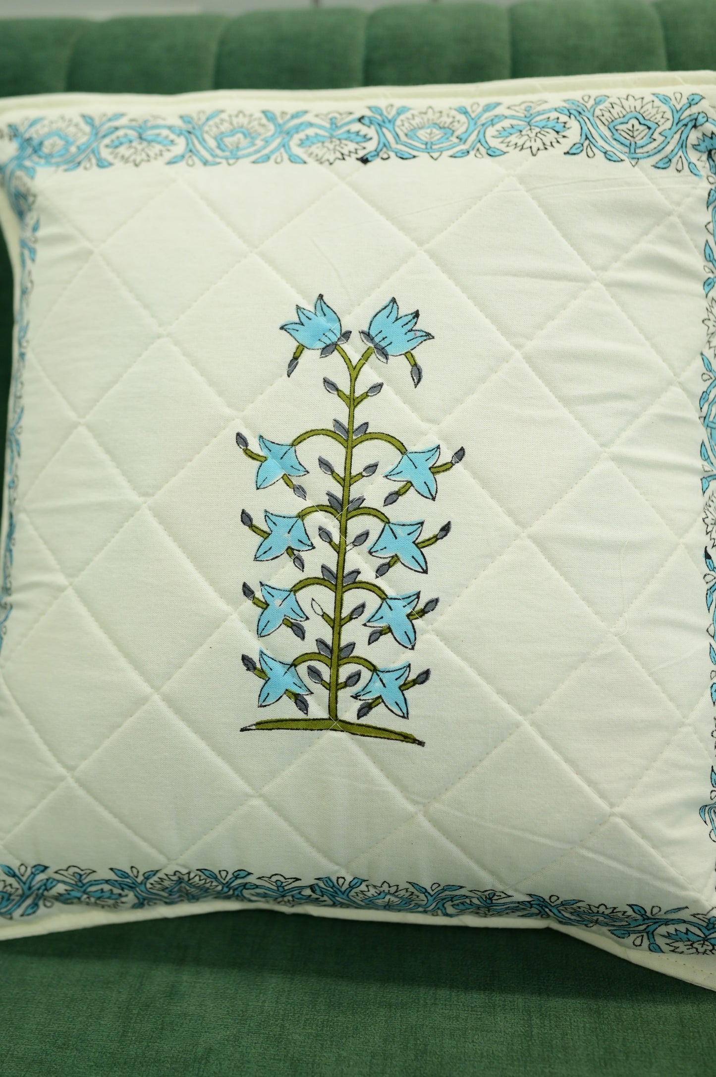 Earthy Elegance Quilted Cushion Covers
