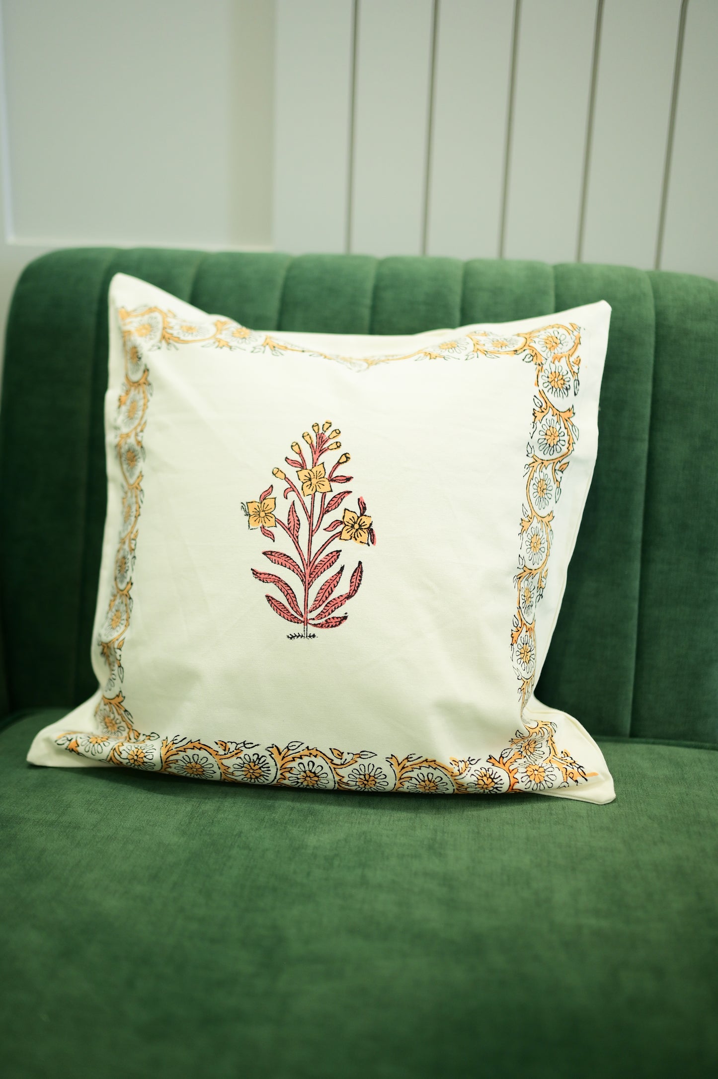 Floral Finesse Canvas Cushion Covers