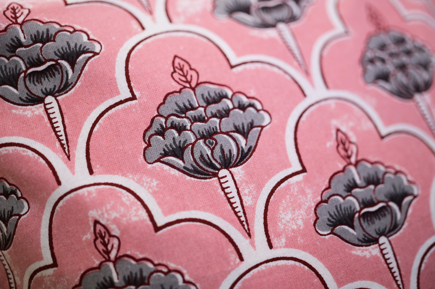 Chic Charisma Pink Screen Print Cushion Covers