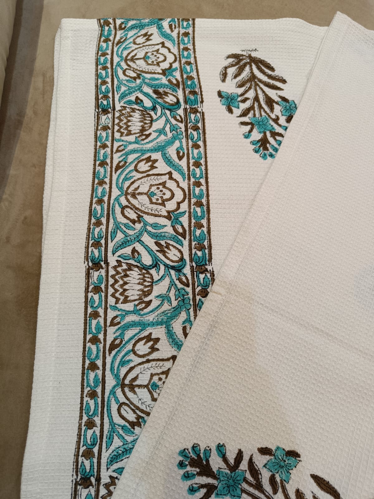 Tranquil Tide Blue Bath Towel