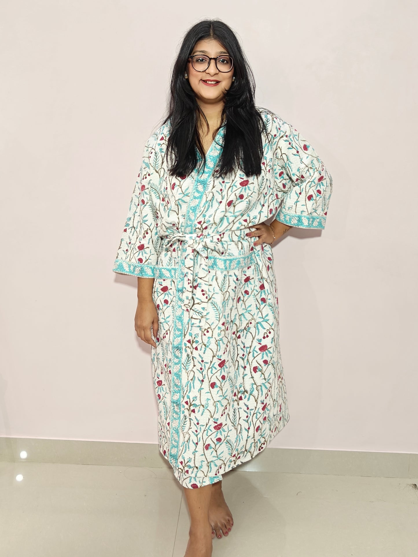 Soft Bloom Bathrobe