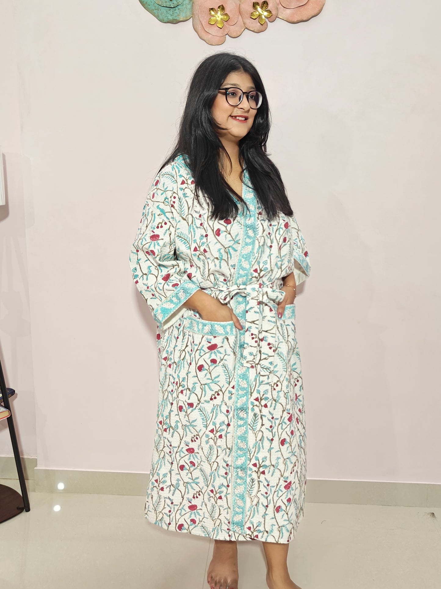 Soft Bloom Bathrobe