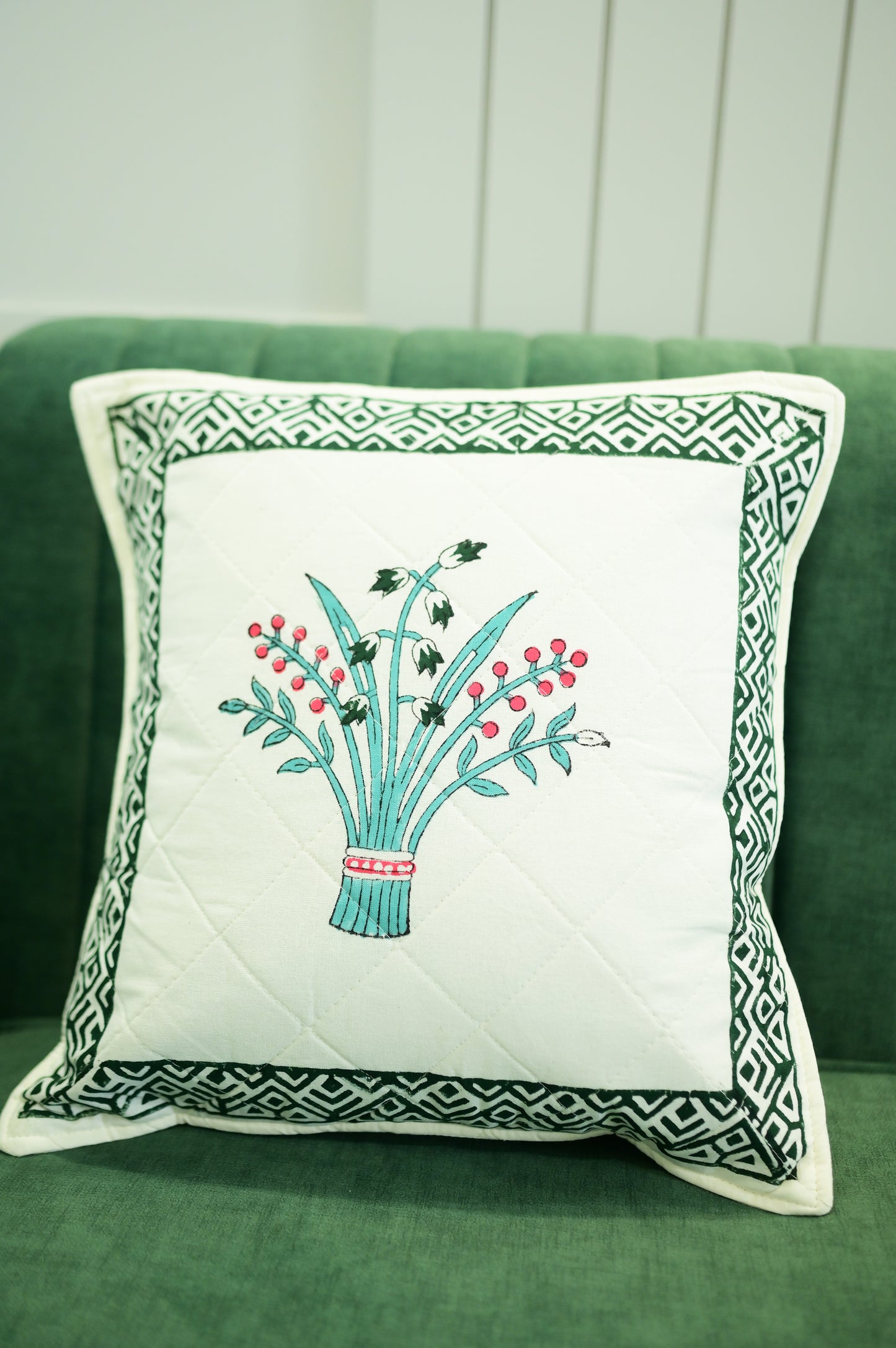 Wildflower Bliss Quilted Cushion Covers