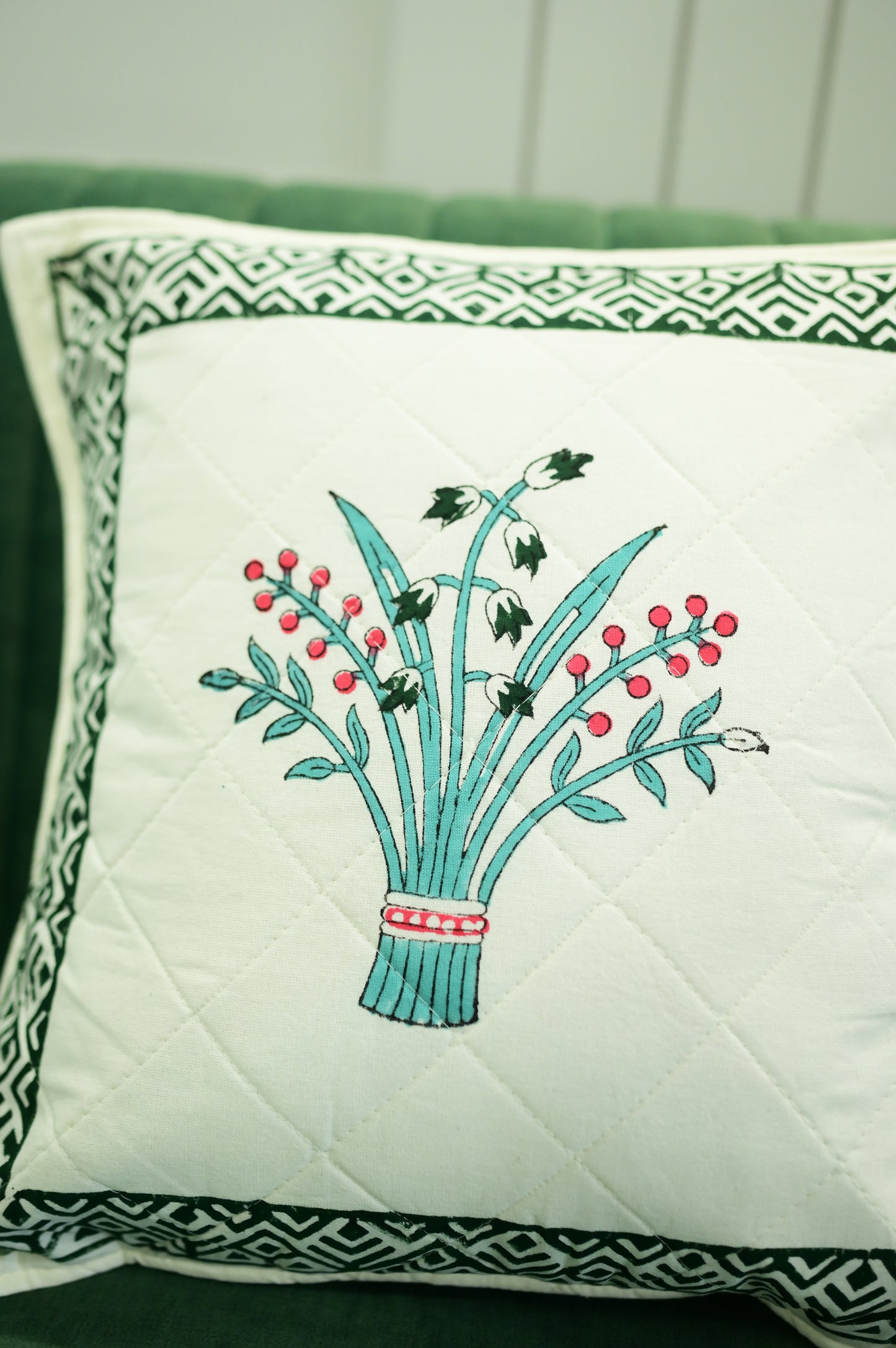 Wildflower Bliss Quilted Cushion Covers