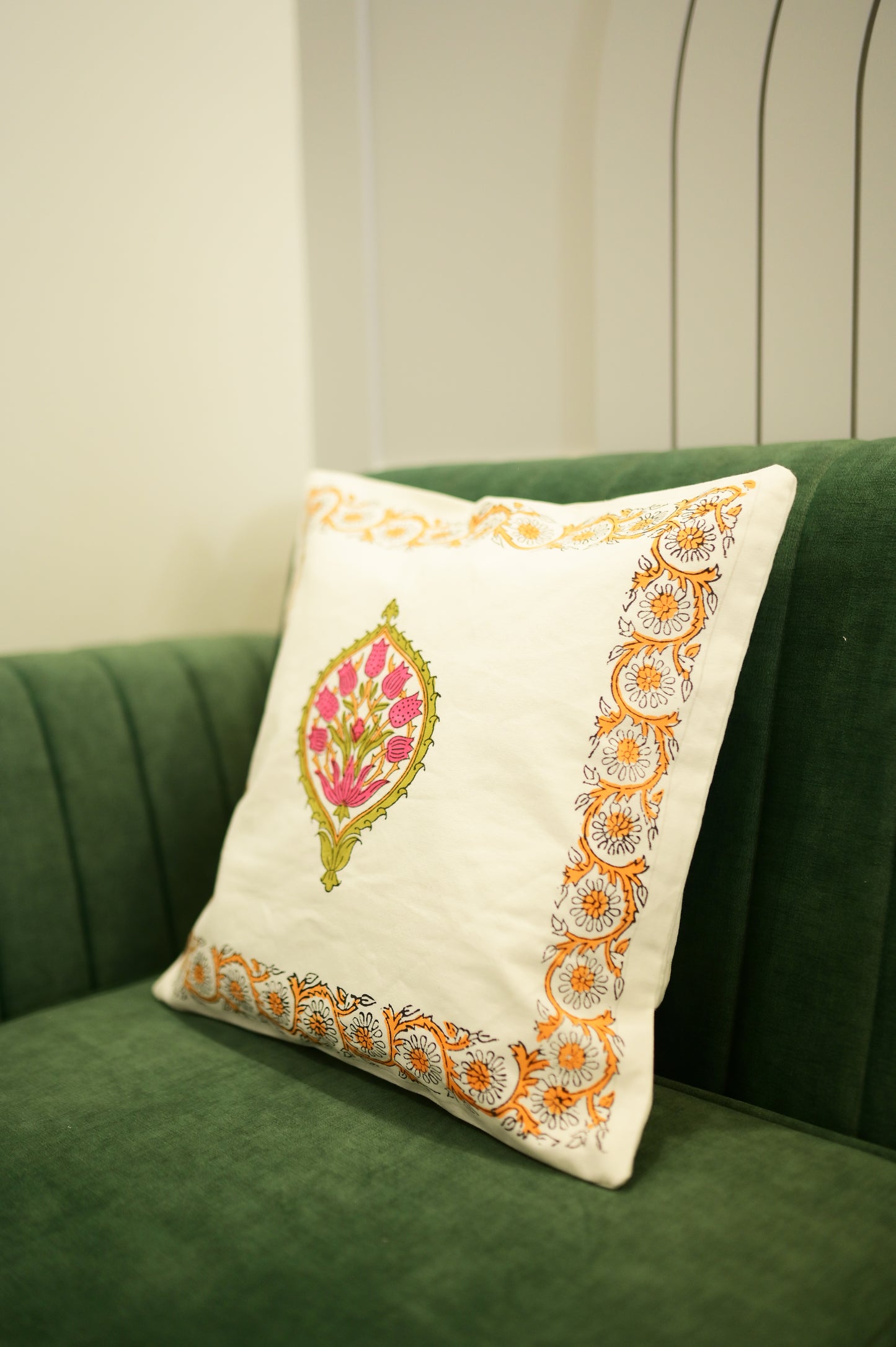 Heirloom Harmony Multicolour Canvas Cushion Covers