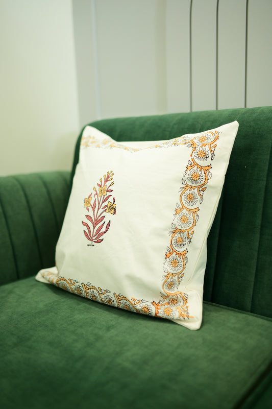 Floral Finesse Canvas Cushion Covers