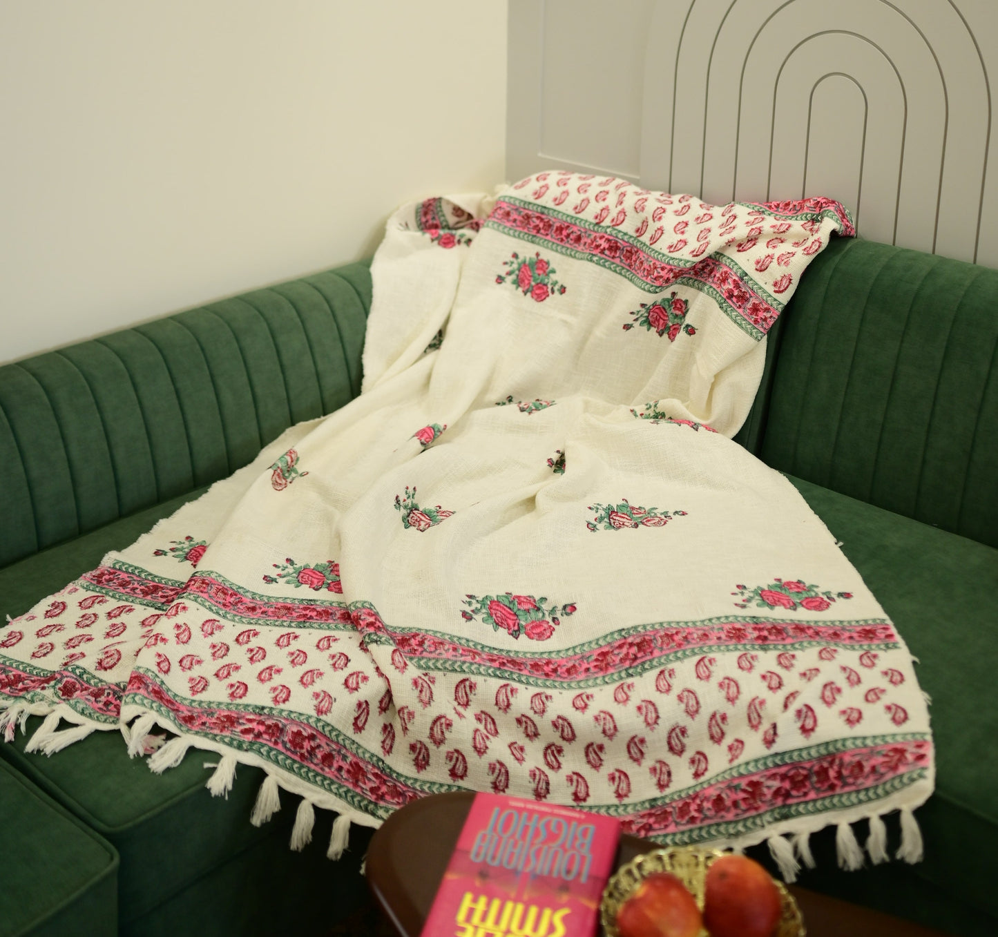 Ruby Regalia Pink Sofa Throw