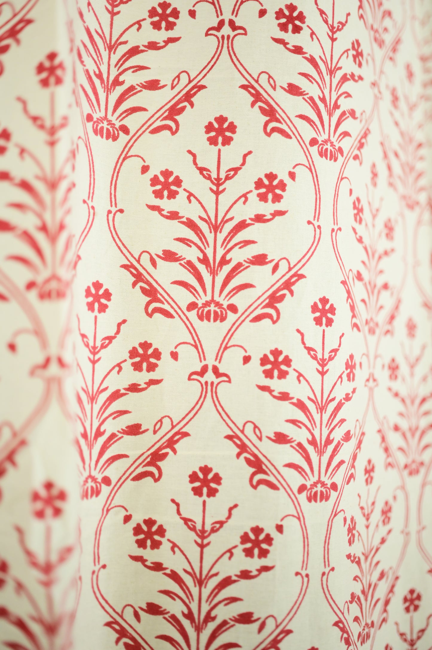 Garden Grove Floral Handblock Print Curtains