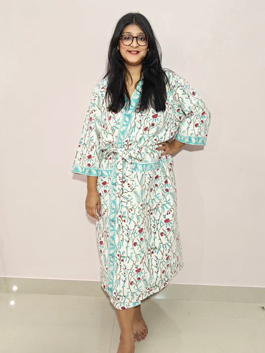 Soft Bloom Bathrobe