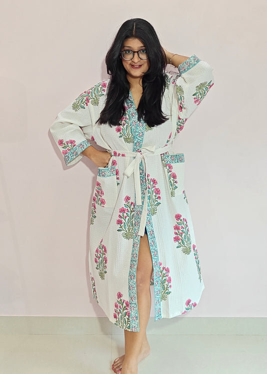 Floral Grace Bathrobes