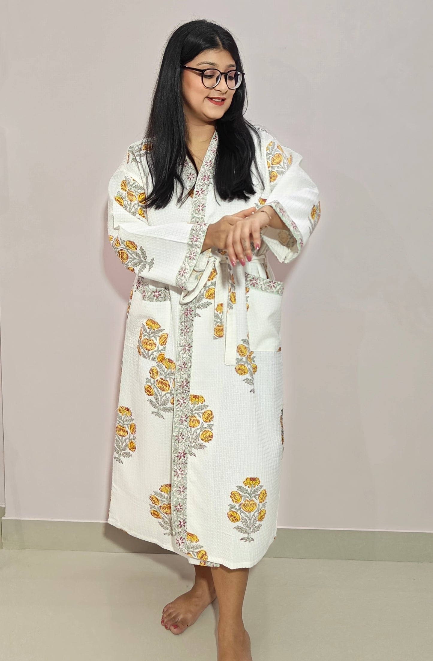 Golden Embrace Bathrobes