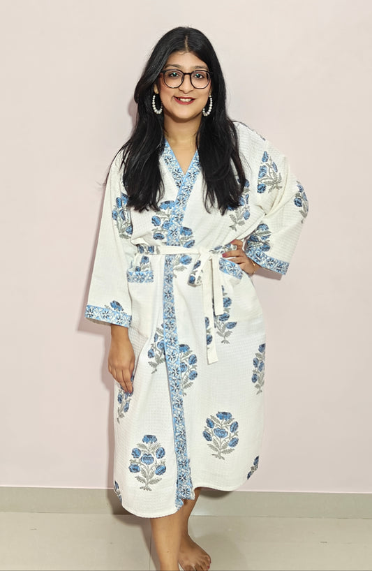 Meadow Mist Blue Bathrobes