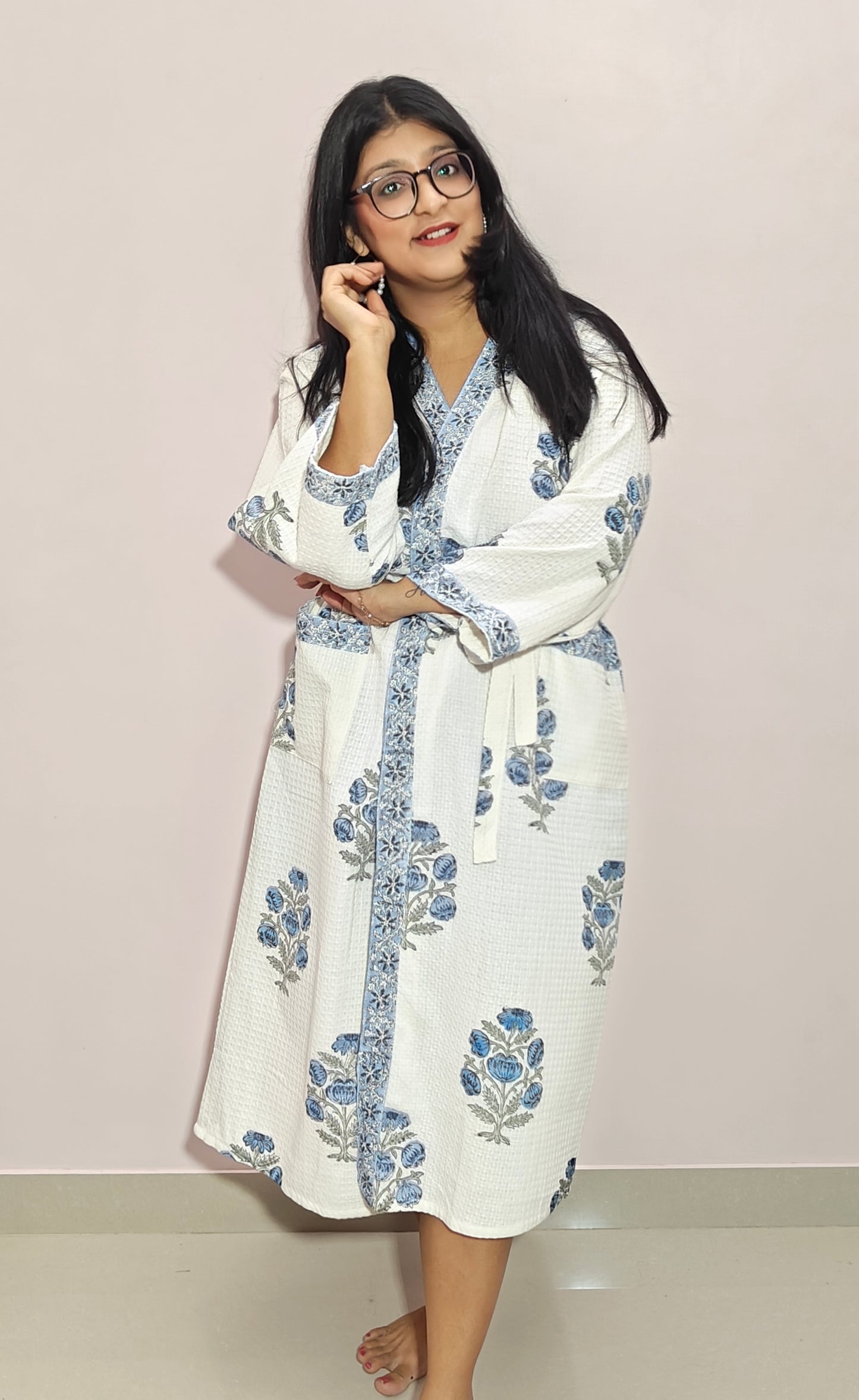 Meadow Mist Blue Bathrobes