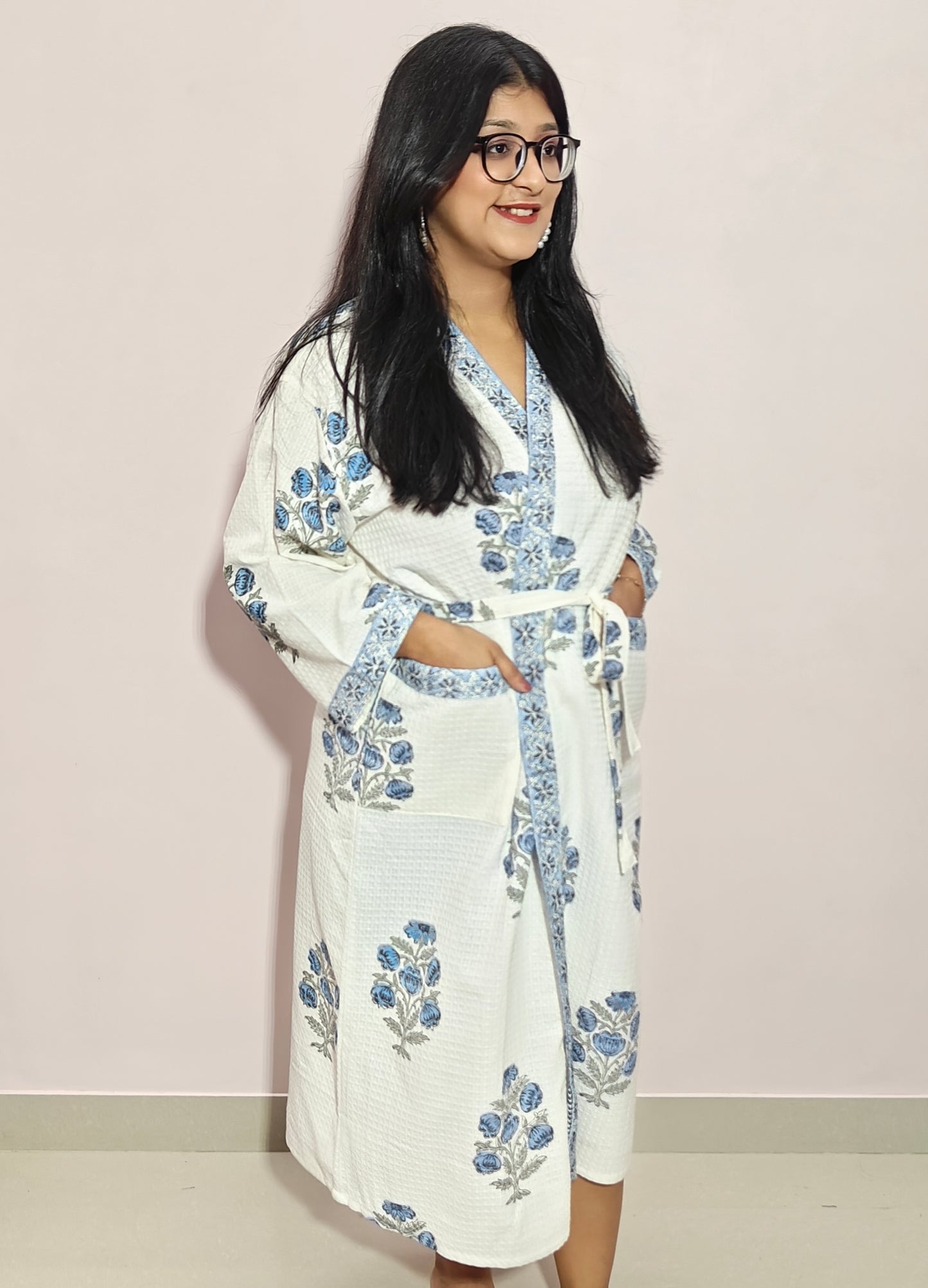Meadow Mist Blue Bathrobes