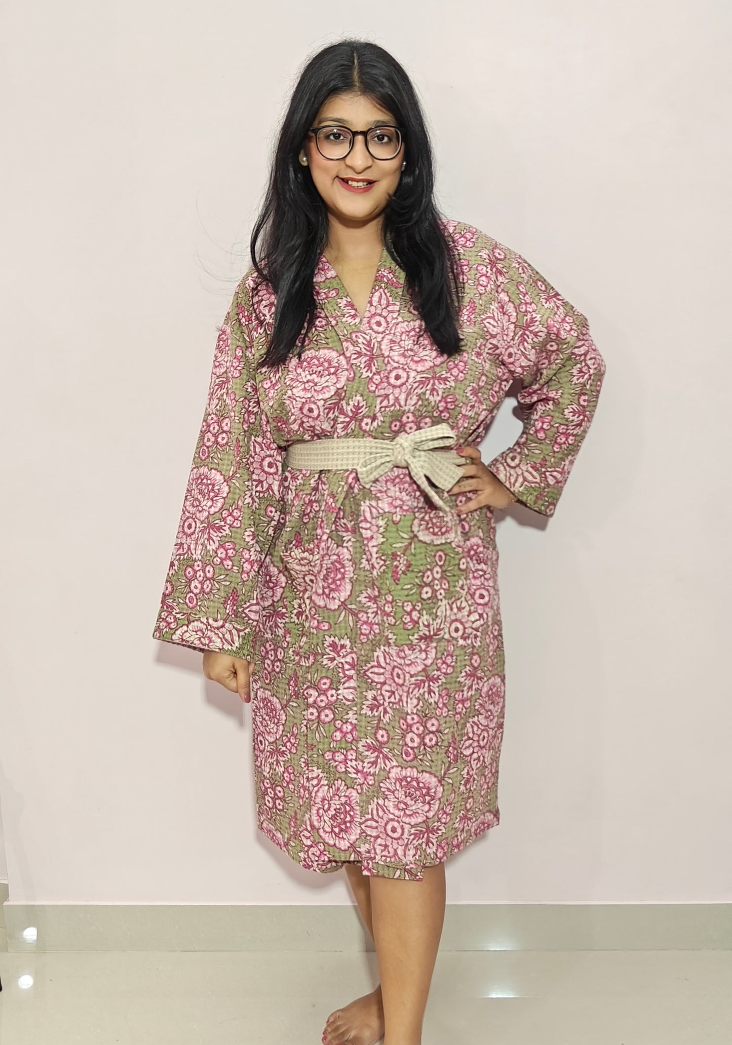 Floral Fantasy Cozy Bathrobes
