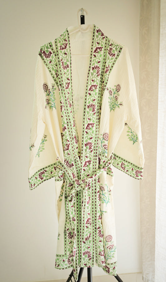 Floral Harmony Bathrobes