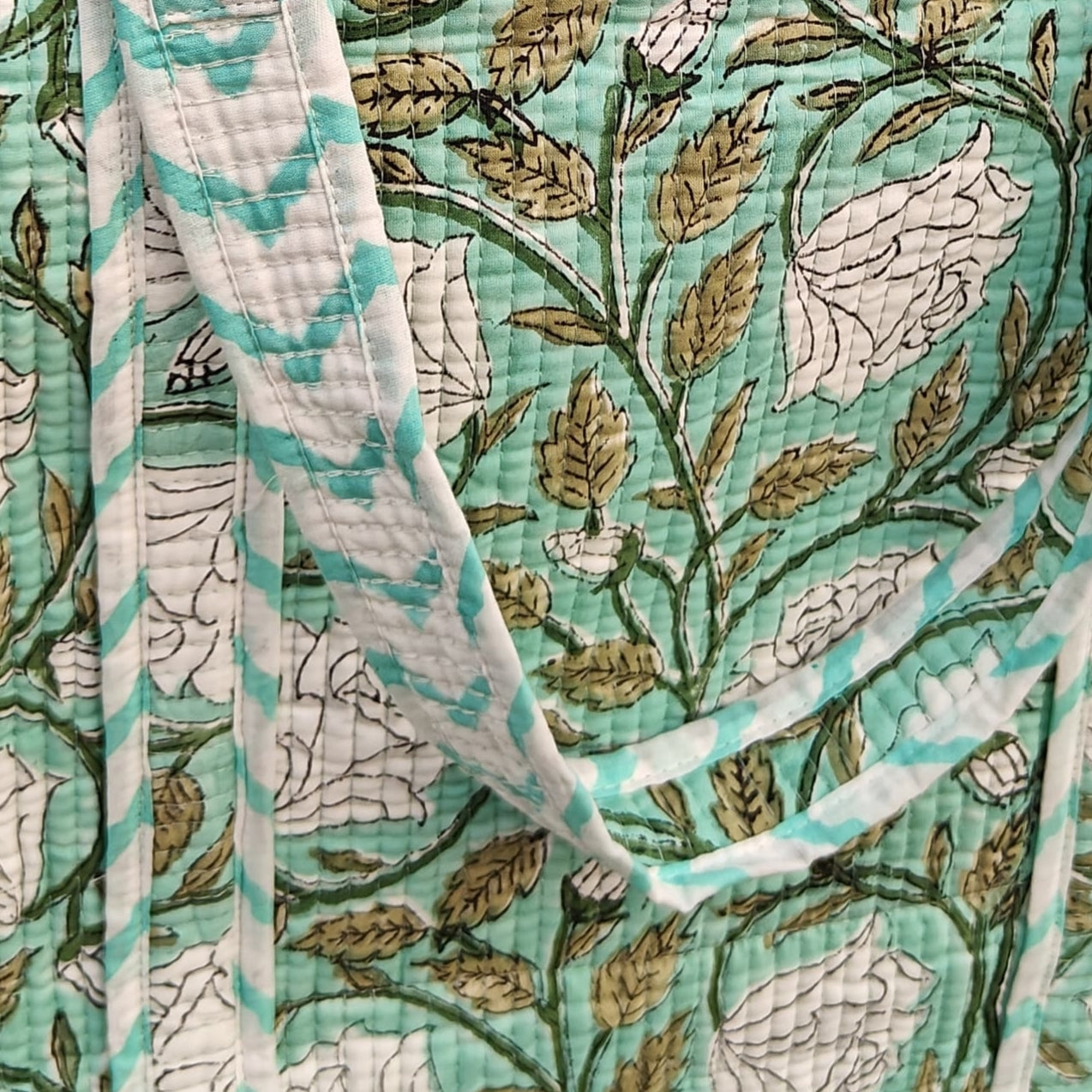 Meadow Muse Quilted Tote Bag